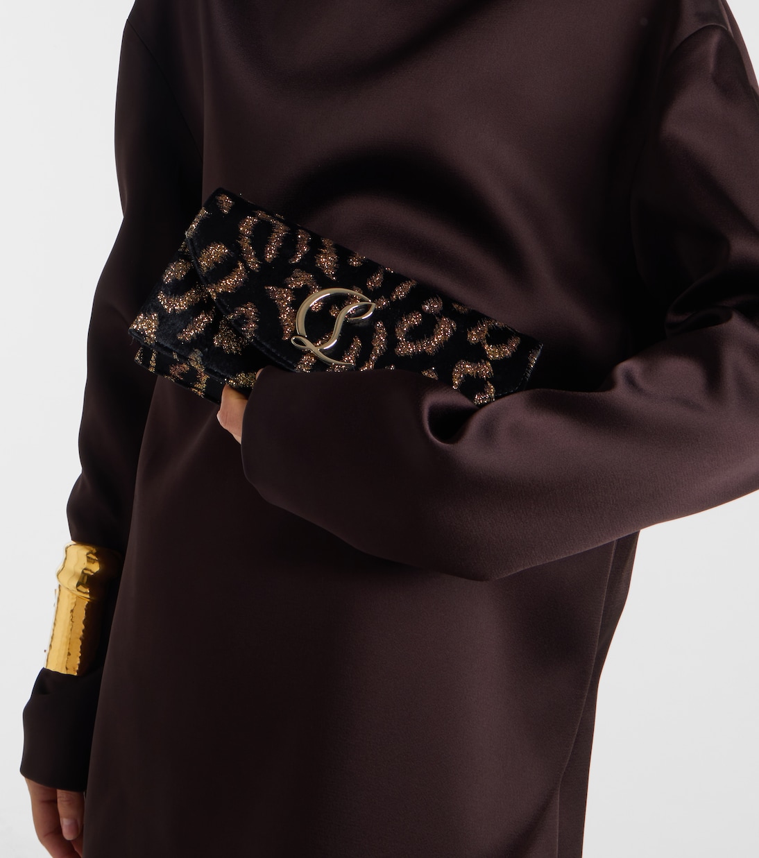 Clutch aus Samt | Christian Louboutin