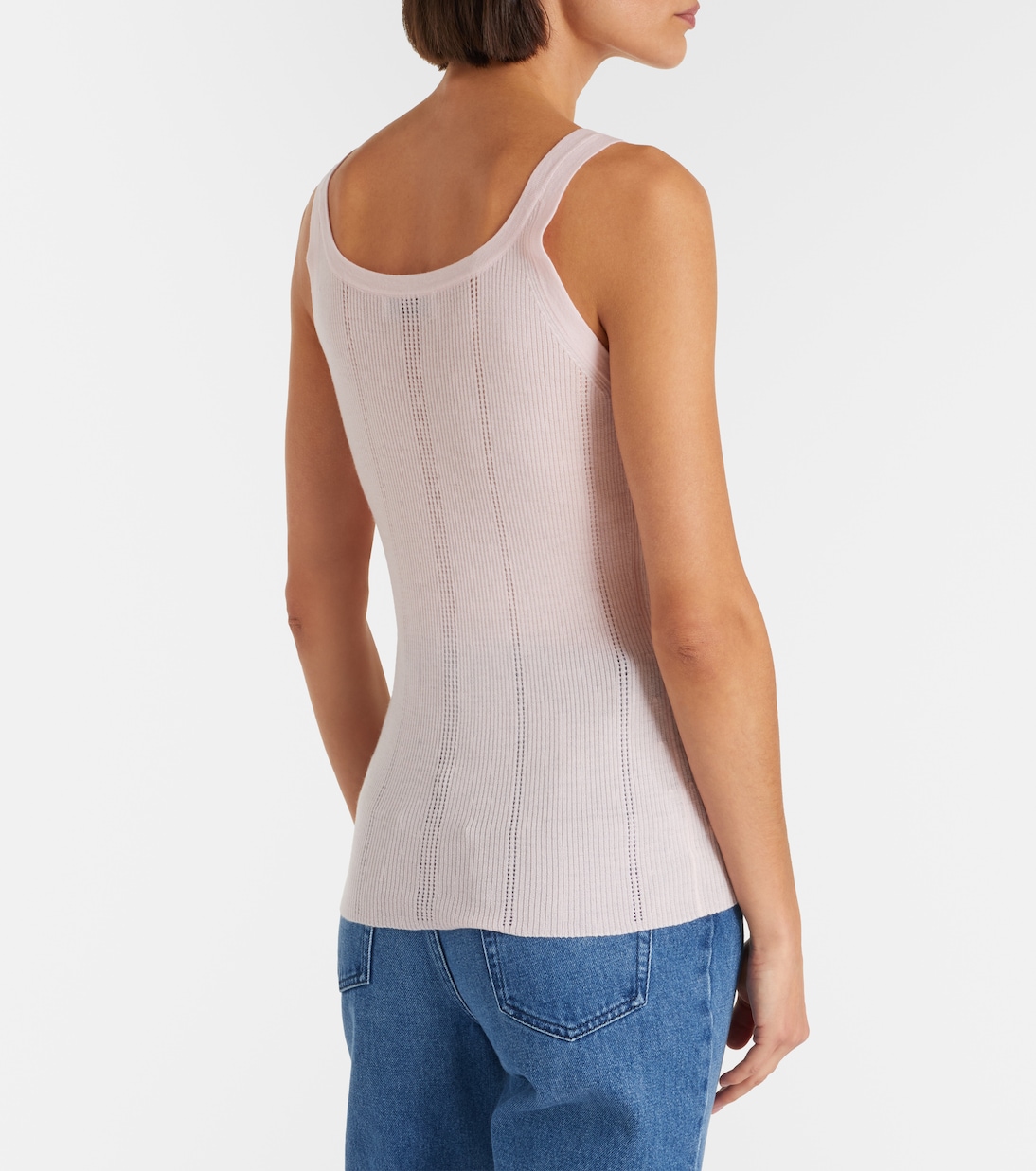 Lucy rib-knitted wool tank top | Gabriela Hearst