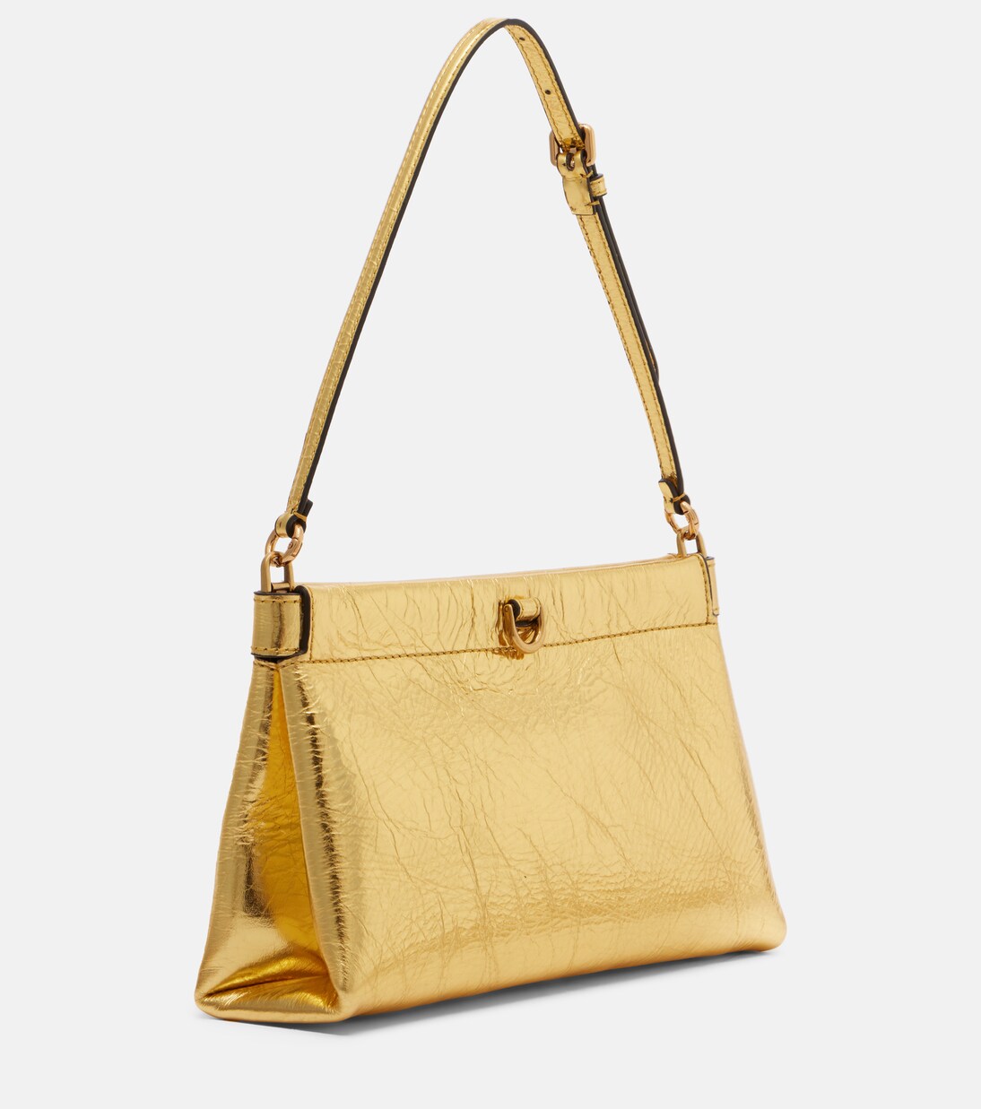 Clutch Talk Small de piel metalizada | Etro