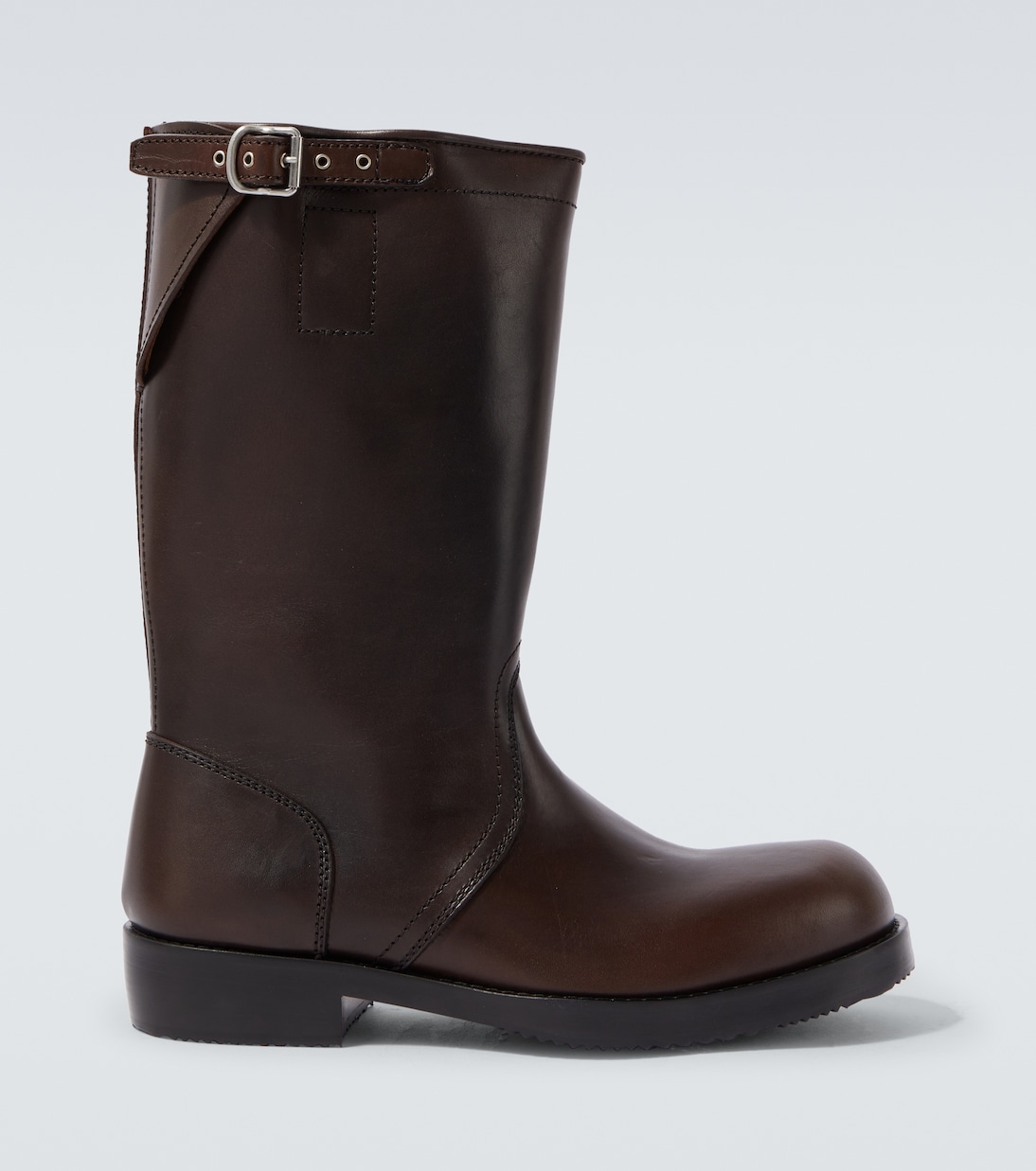 Leather biker boots | Dries Van Noten