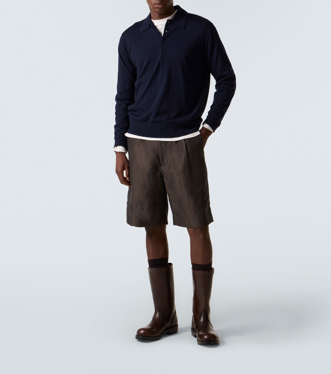 Leather biker boots | Dries Van Noten