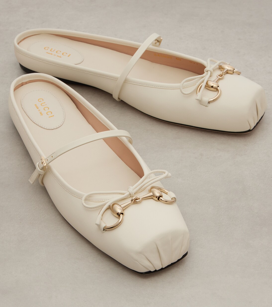 Gucci Horsebit leather ballet flats | Gucci