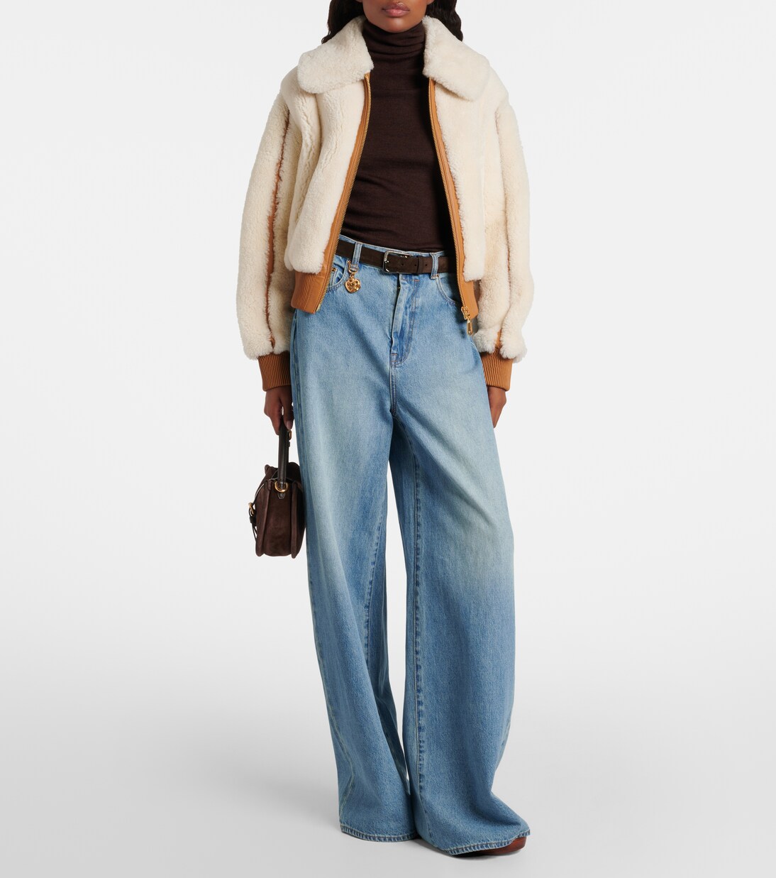 Story shearling bomber jacket | Zimmermann