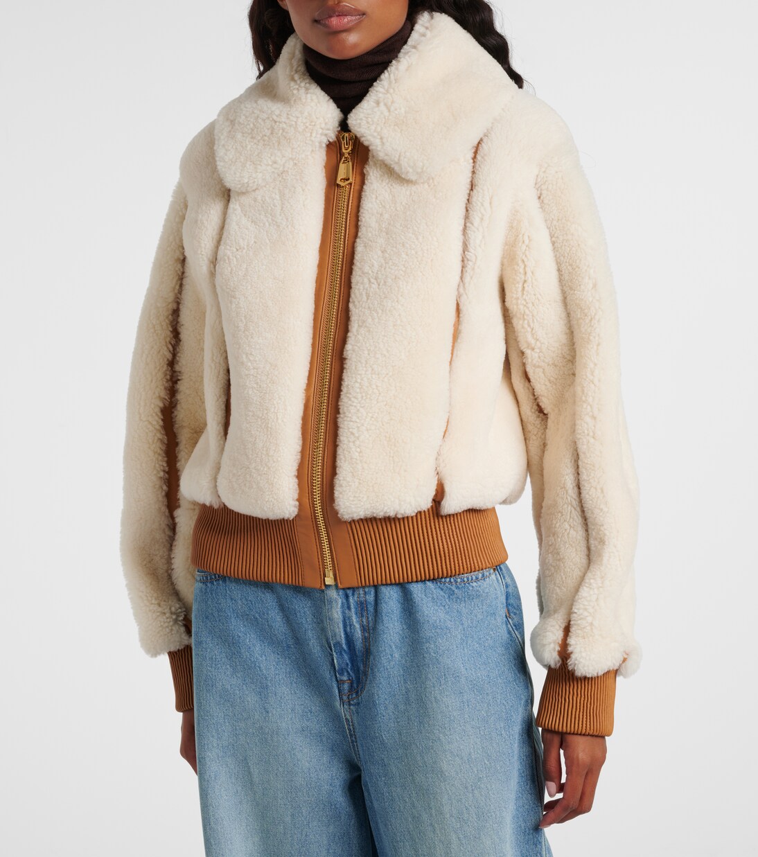 Story shearling bomber jacket | Zimmermann