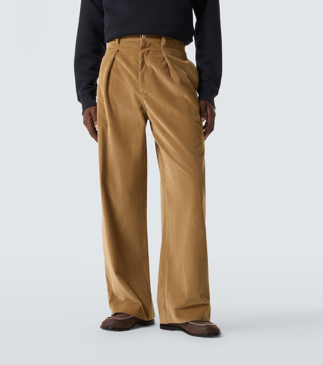 Pantalones anchos en pana de algodón | JW Anderson