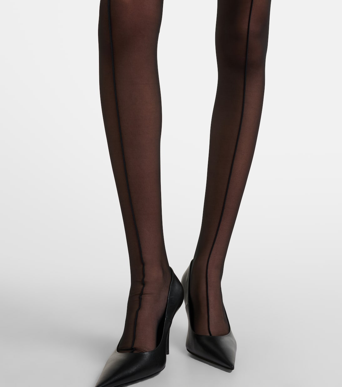 re/edit sheer tulle tights | Mugler