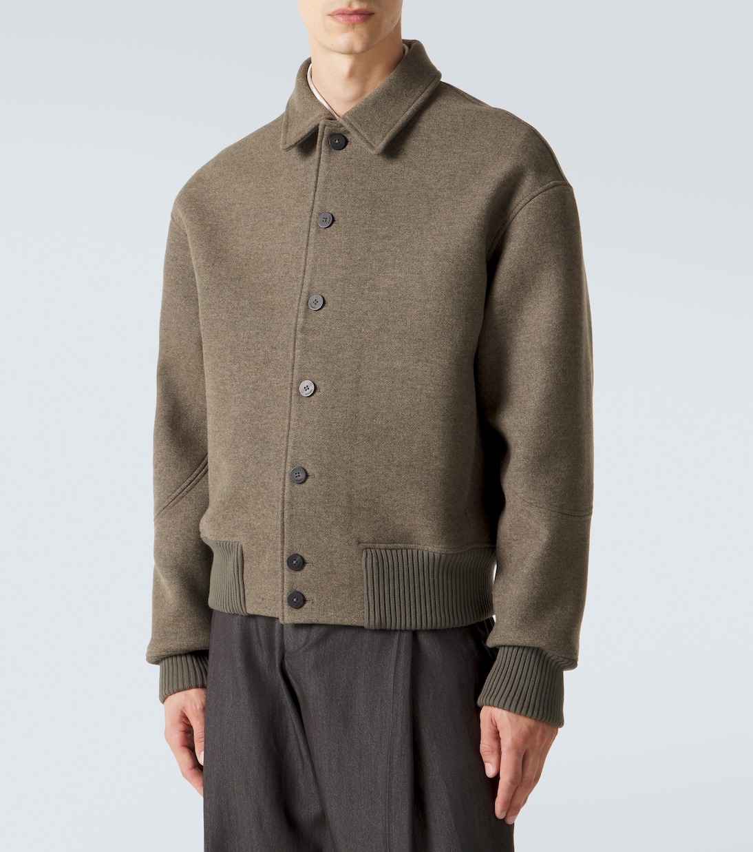 Virgin wool blouson jacket  | Jacquemus