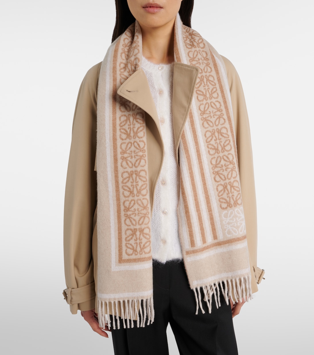 Schal Anagram aus Wolle und Kaschmir | Loewe