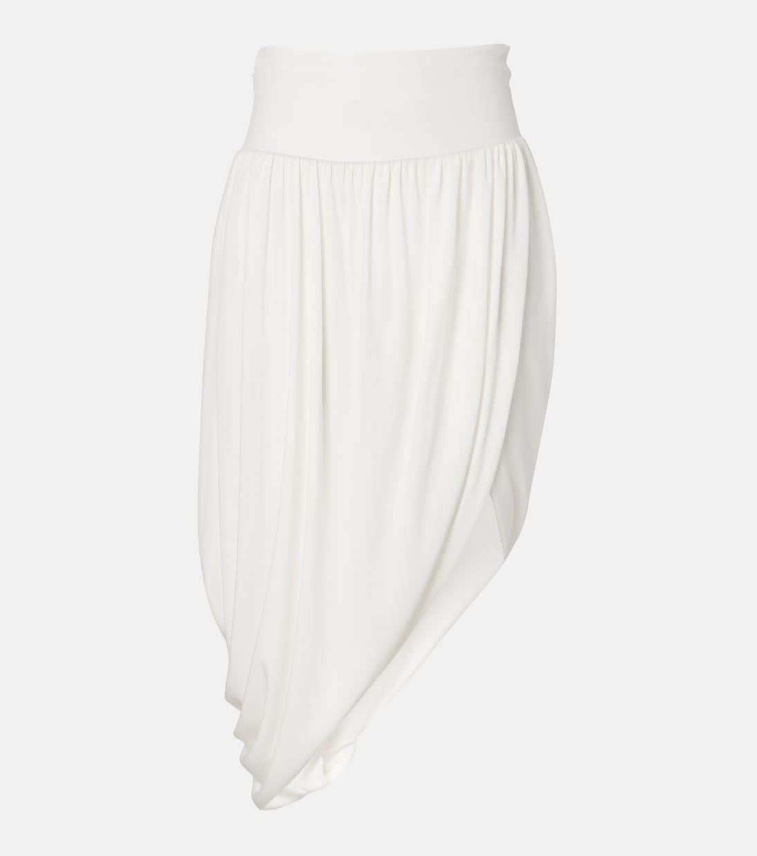 Asymmetric jersey midi skirt | Alaïa