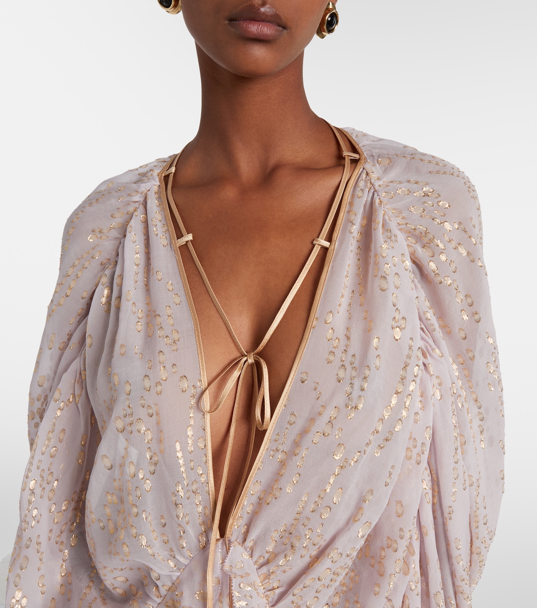 Bluse aus einem Seidengemisch | Jacques Wei