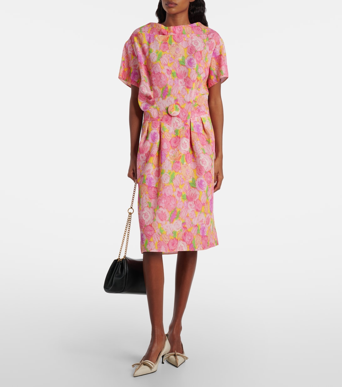 Pumps in pelle anticata | Prada
