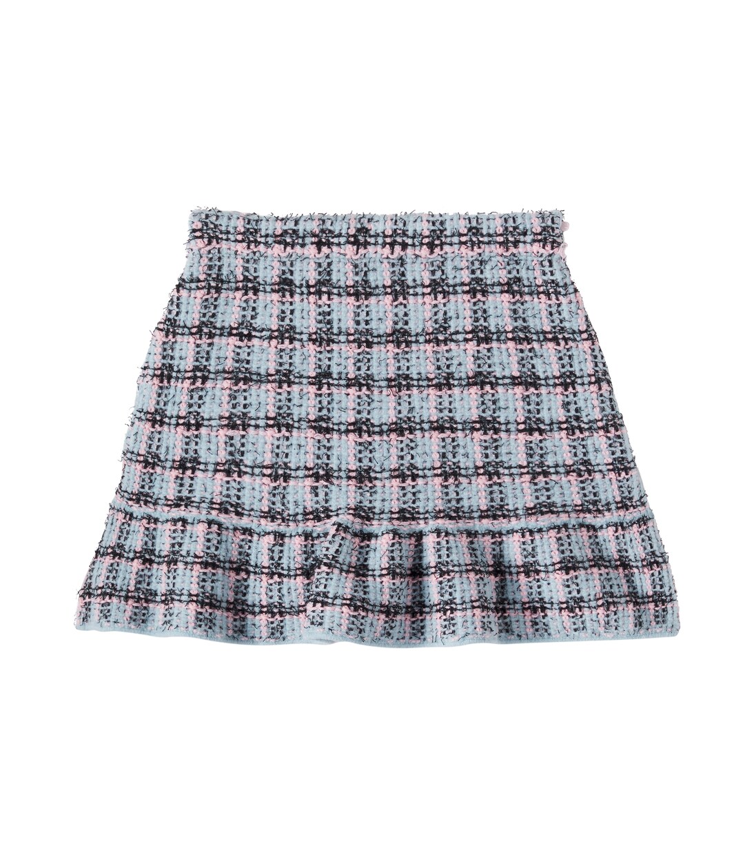 Checked cotton-blend tweed skirt | Self-Portrait Kids