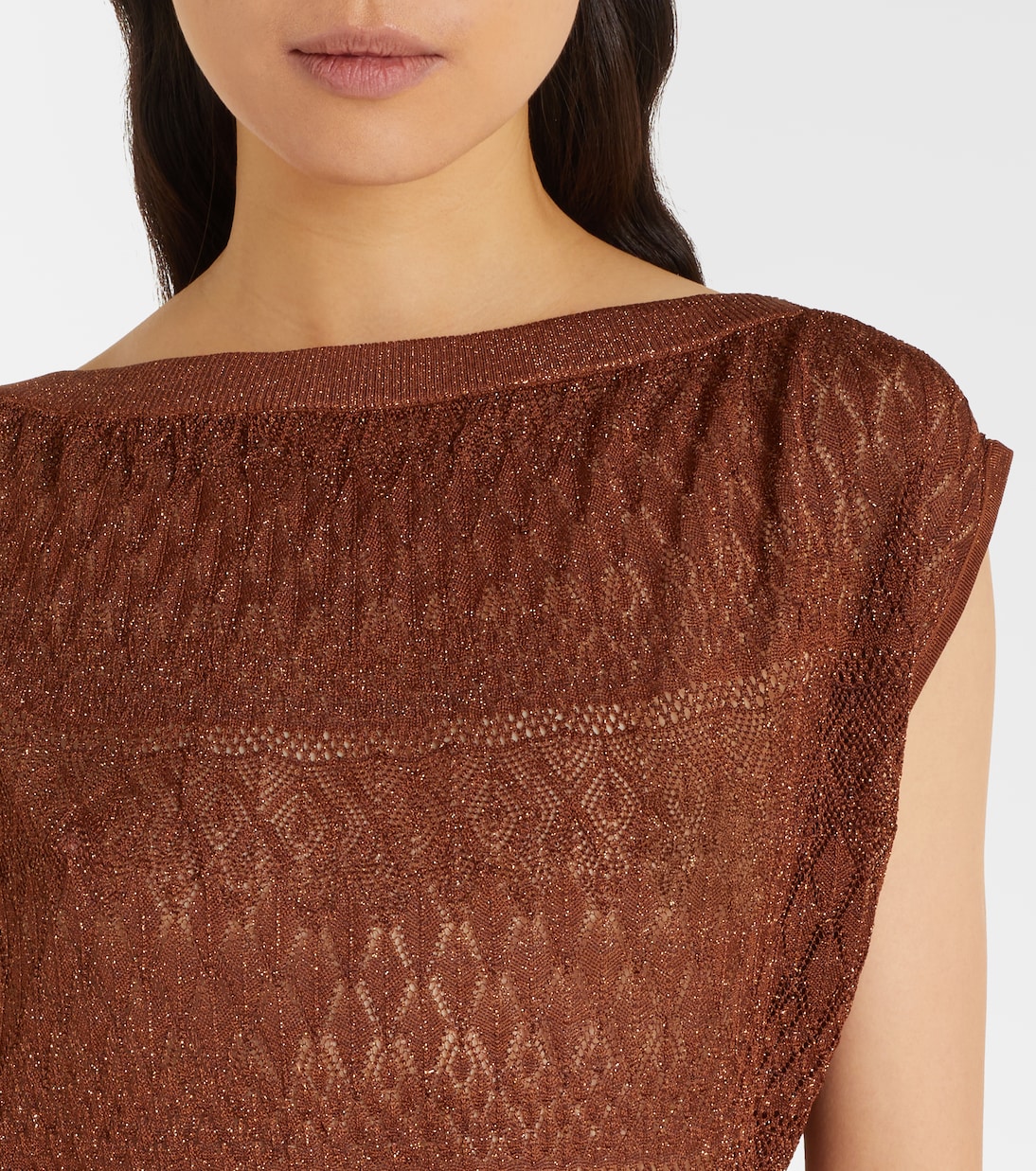 Awaken lamé lace top | Zimmermann