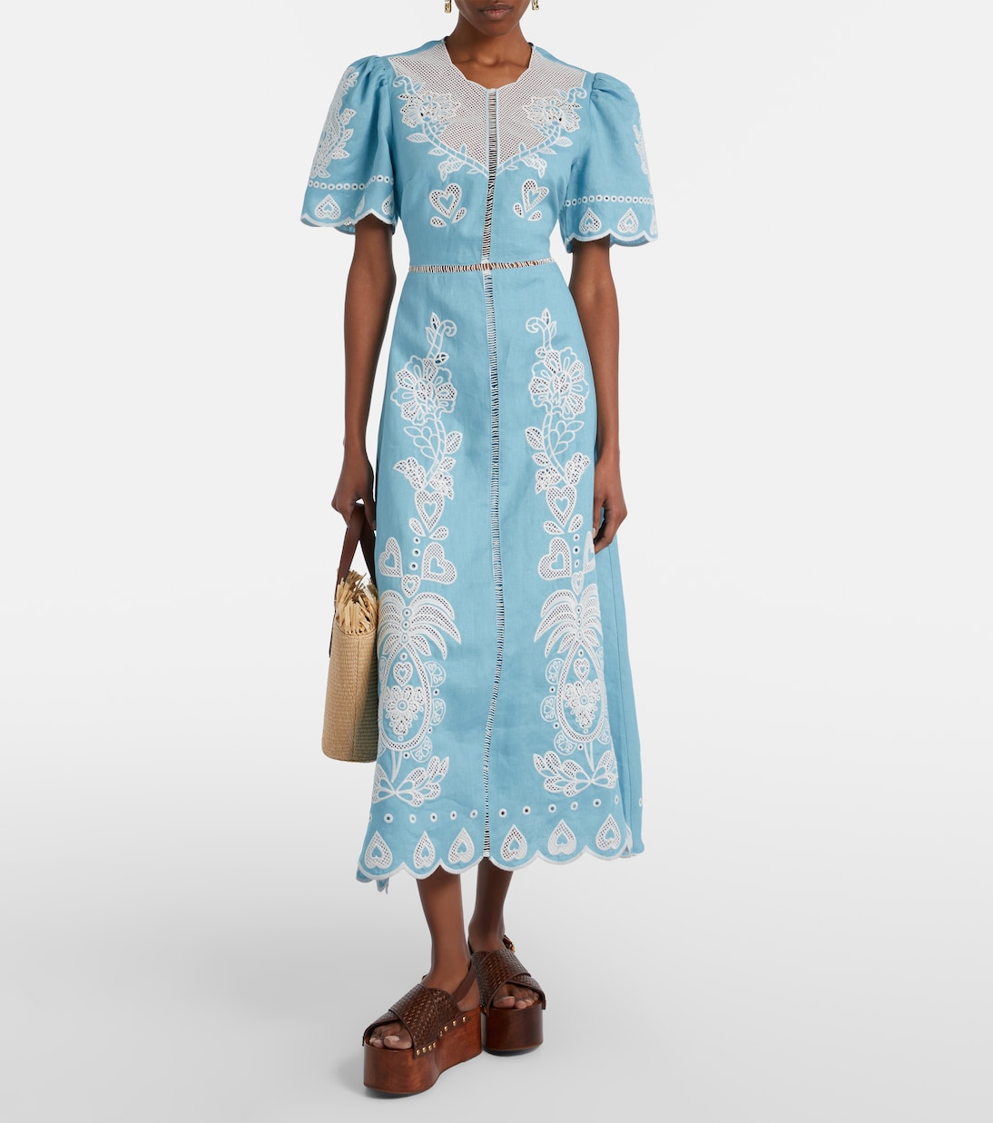 75 leather platform sandals | Farm Rio