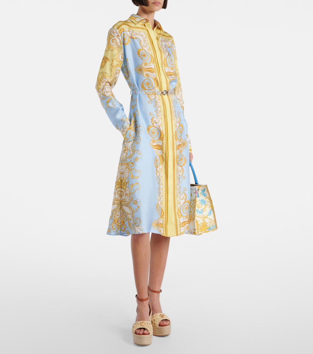 Medusa espadrille wedge sandals | Versace