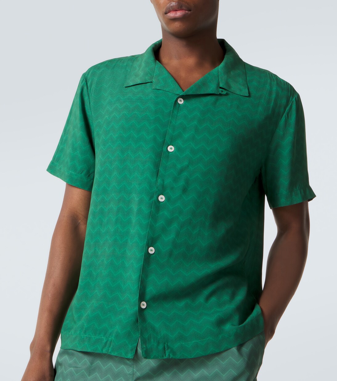 Zigzag bowling shirt | Missoni
