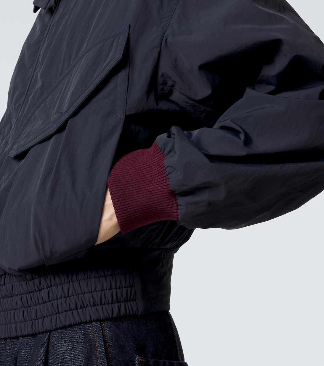 Jersey blouson jacket | Dries Van Noten