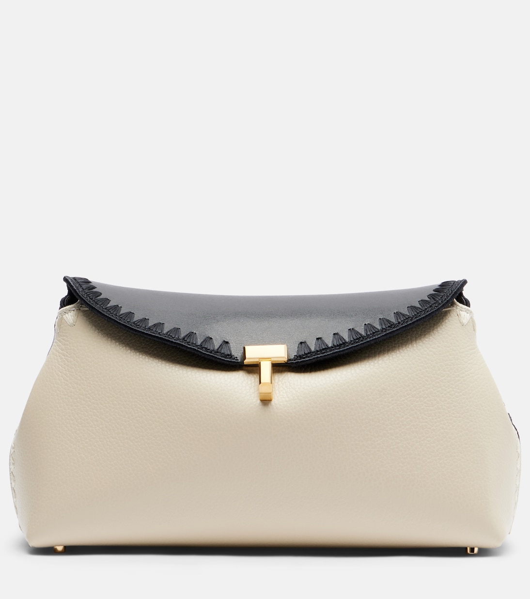 T-lock leather clutch | Toteme