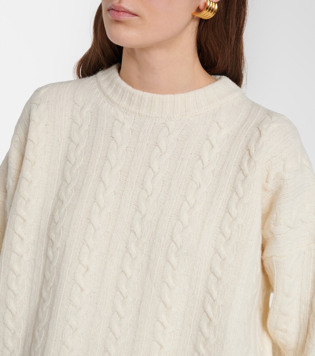 Cable-knit wool sweater | Róhe