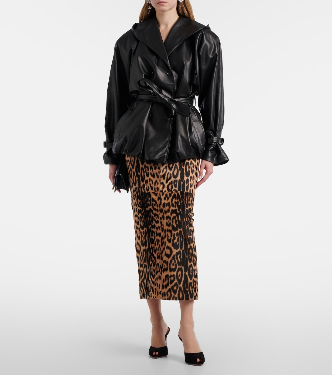 Pantoletten Vera 85 aus Veloursleder | Paris Texas