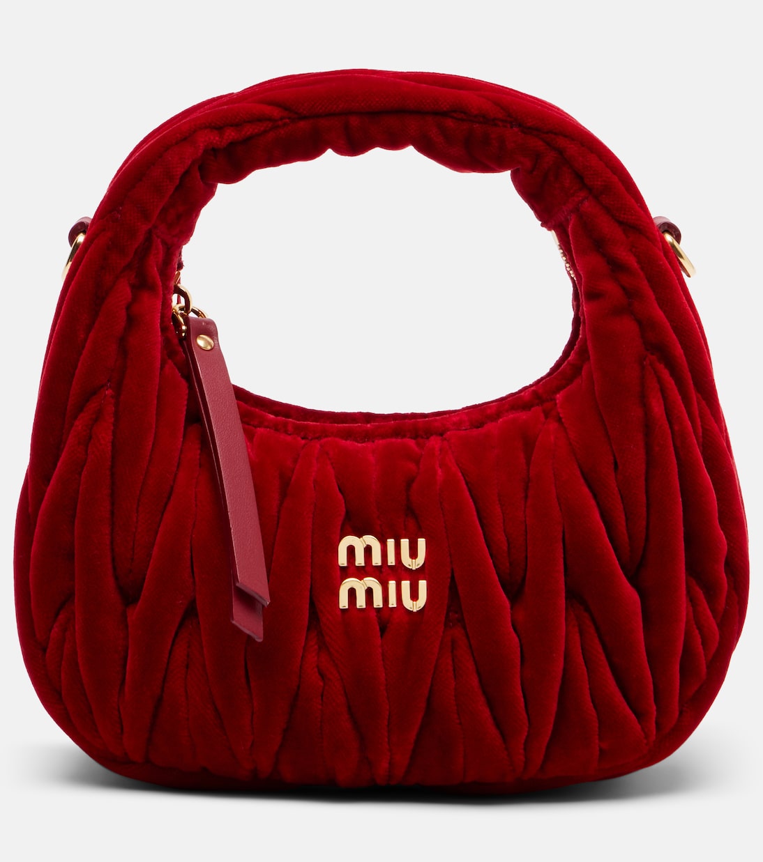 Sac Wander Mini en velours | Miu Miu