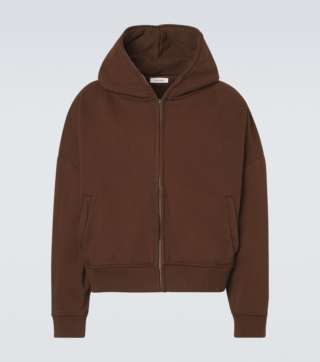Eternal Zip cotton fleece hoodie | Entire Studios