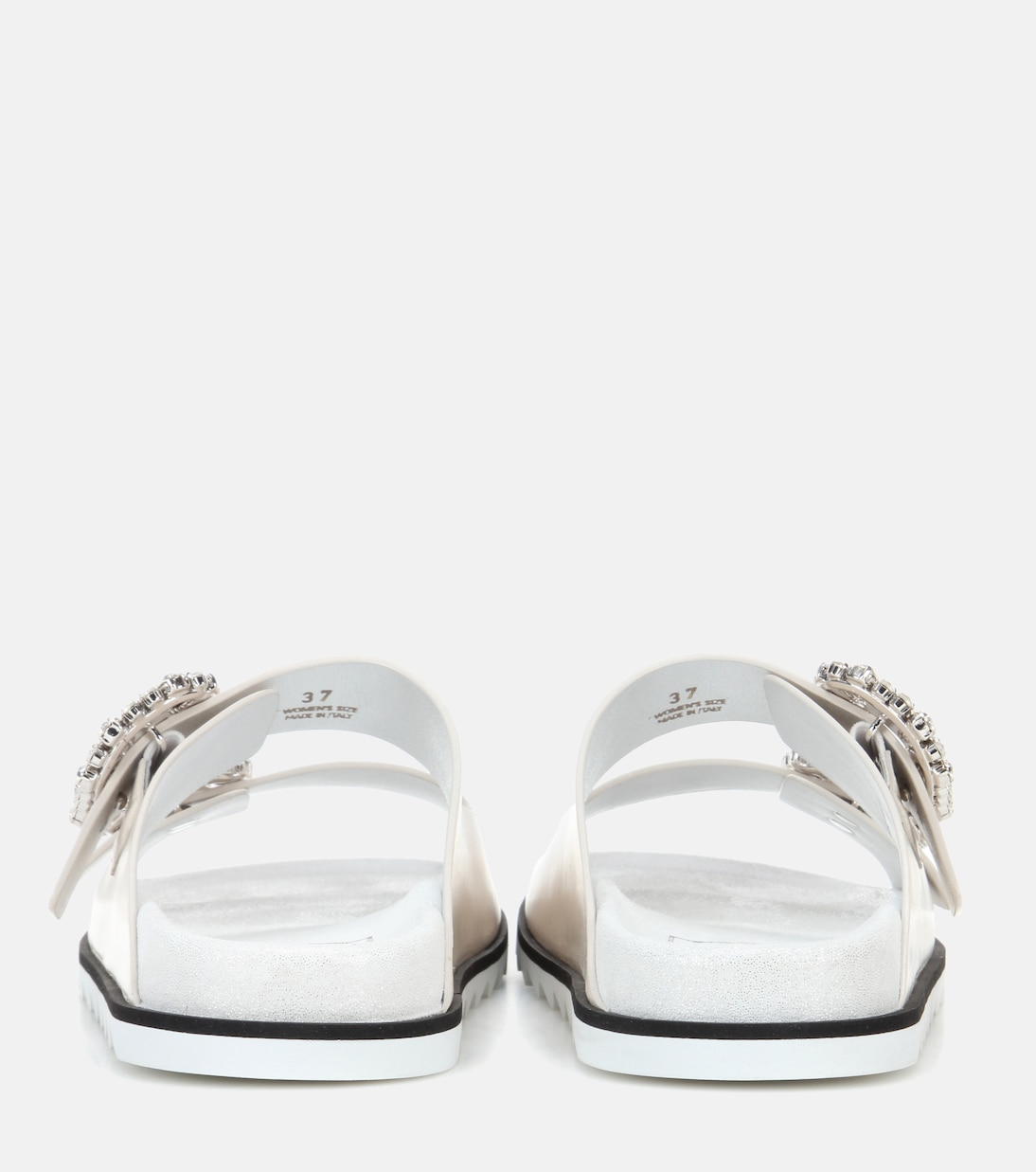 صندل Slippers من الجلد مع تزيين Slidy Viv | Roger Vivier