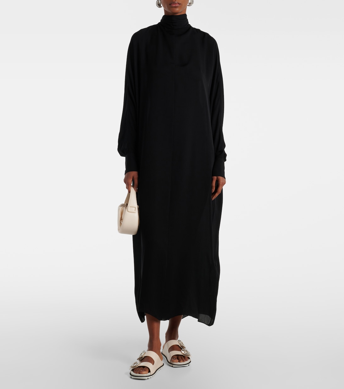 صندل Slippers من الجلد مع تزيين Slidy Viv | Roger Vivier