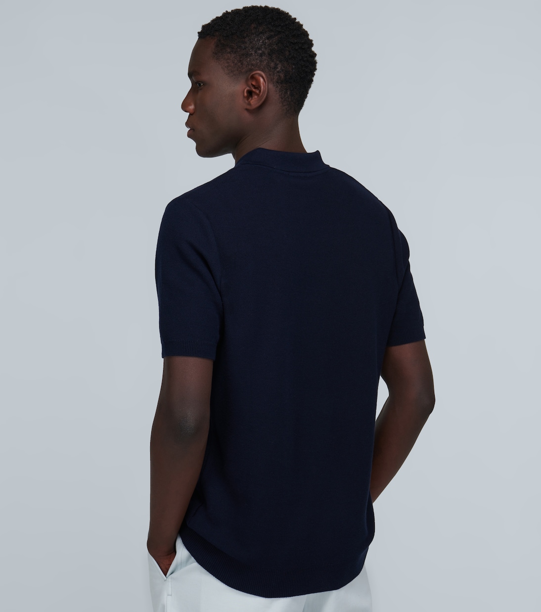 Polo de punto de algodón | Sunspel