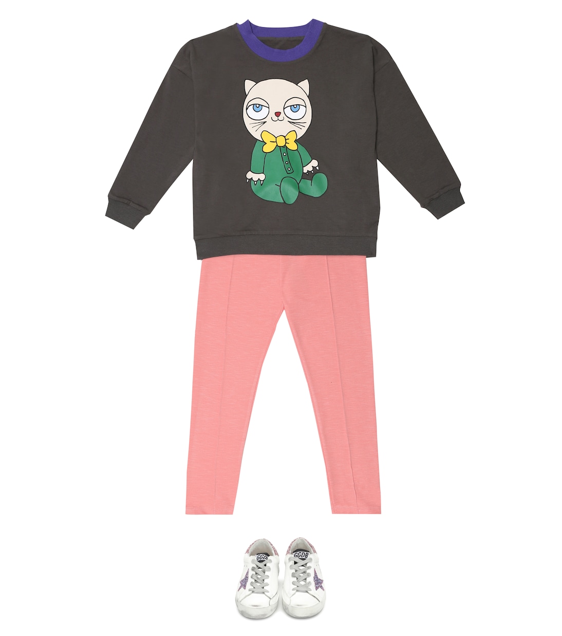 Mini Baby reversible cotton sweatshirt | Mini Rodini