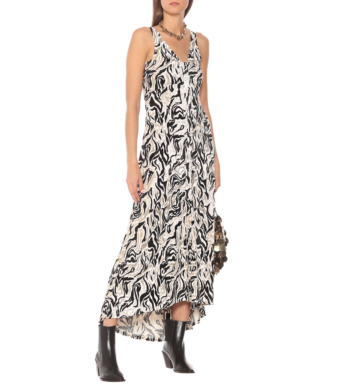Jacquard midi dress | Rabanne