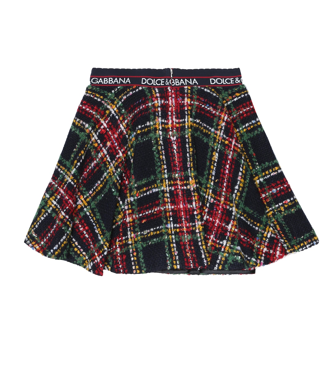 Karierter Rock aus Tartan | Dolce&Gabbana Kids