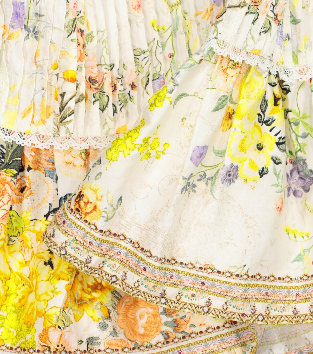 Jupe en coton à fleurs | Camilla Kids