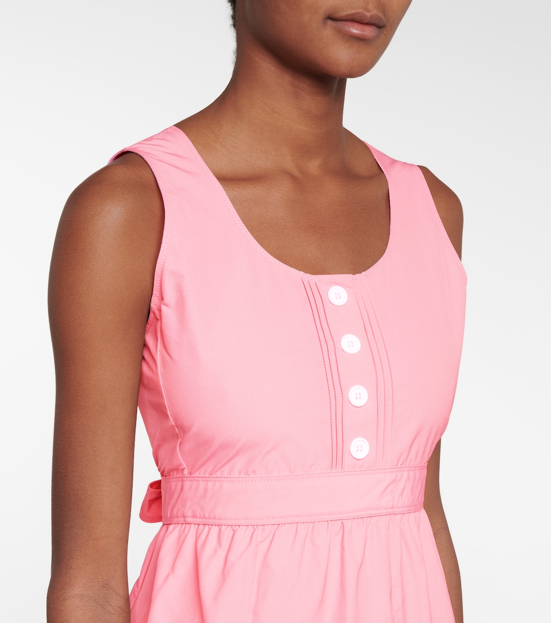 Technical faille midi dress | Plan C