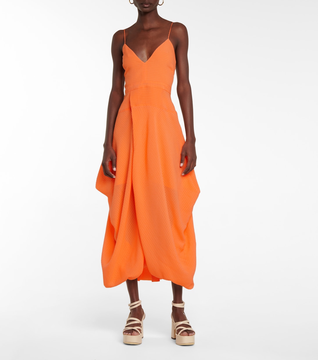 Jenna silk midi dress | Stella McCartney