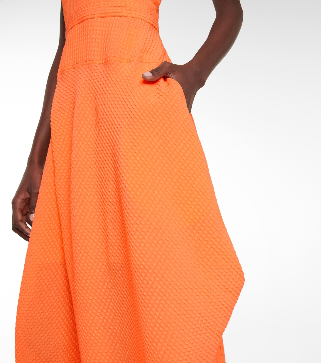 Jenna silk midi dress | Stella McCartney