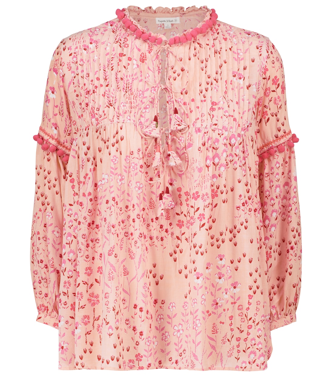 Blouse Clara à fleurs | Poupette St Barth