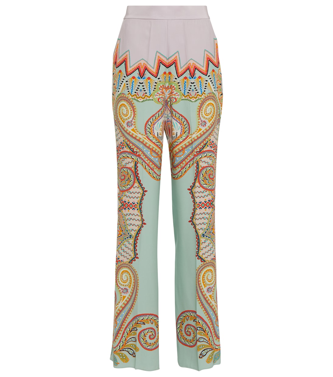 Pantalon à taille haute en soie | Etro