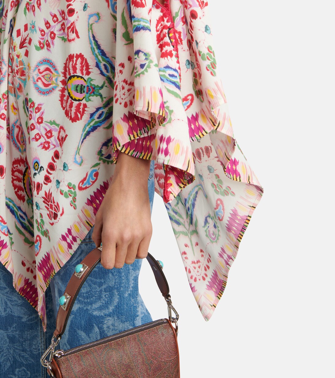 Bedruckter asymmetrischer Kaftan | Etro