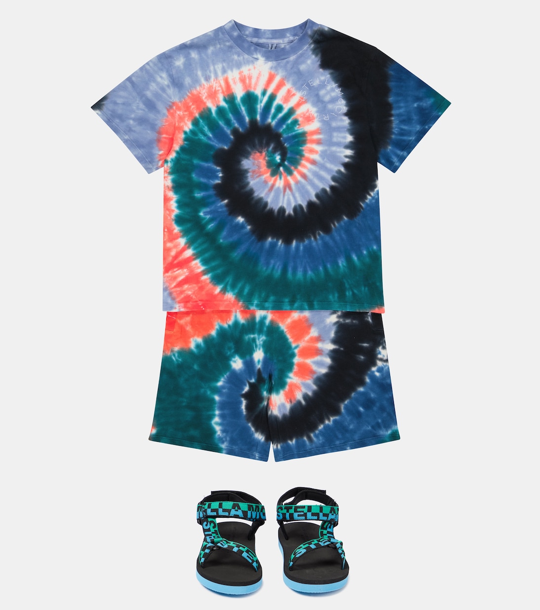 Cotton tie-dye shorts | Stella McCartney Kids