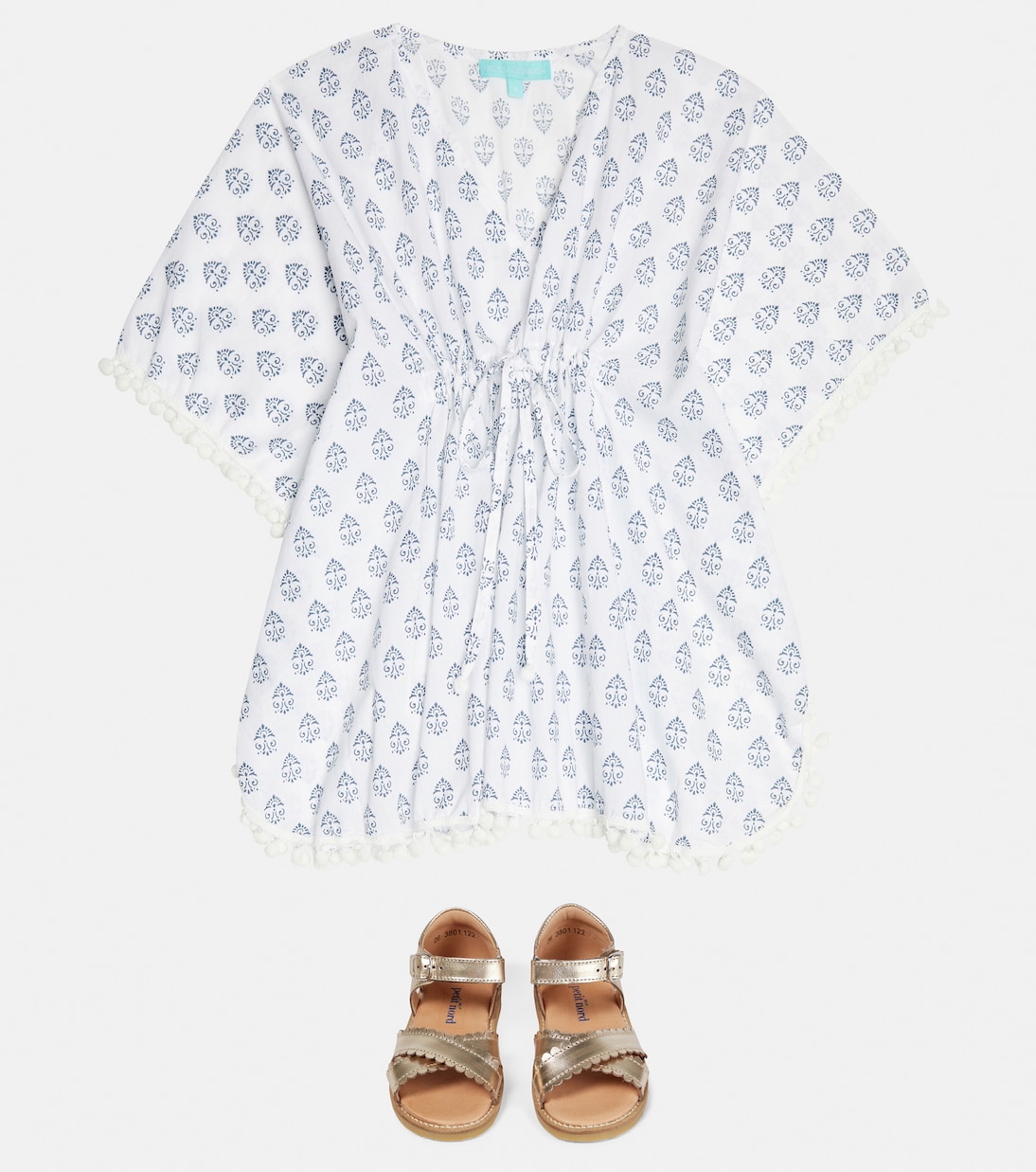 Bedruckter Kaftan Sharize aus Baumwolle | Melissa Odabash Kids