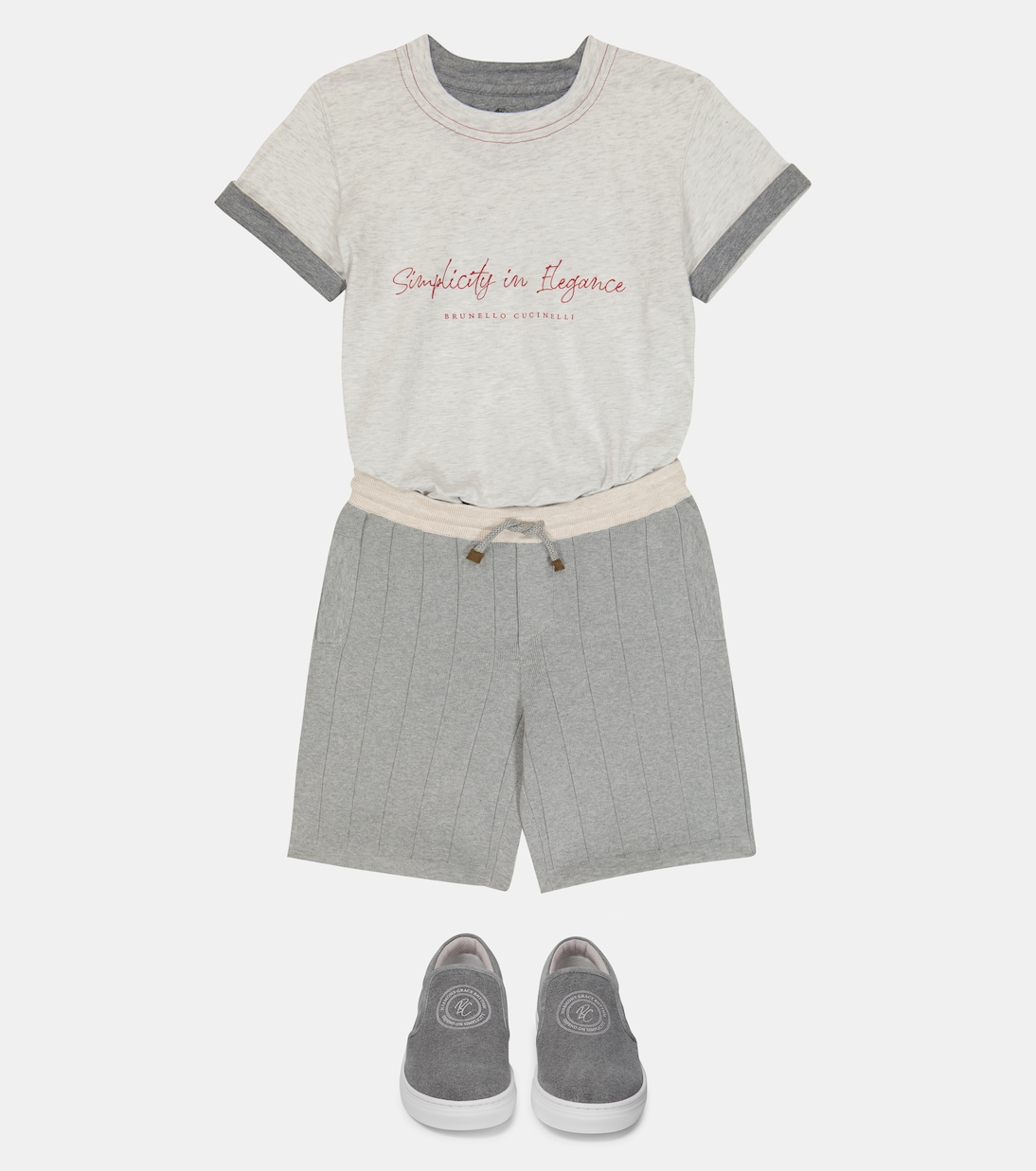 Short en coton | Brunello Cucinelli Kids