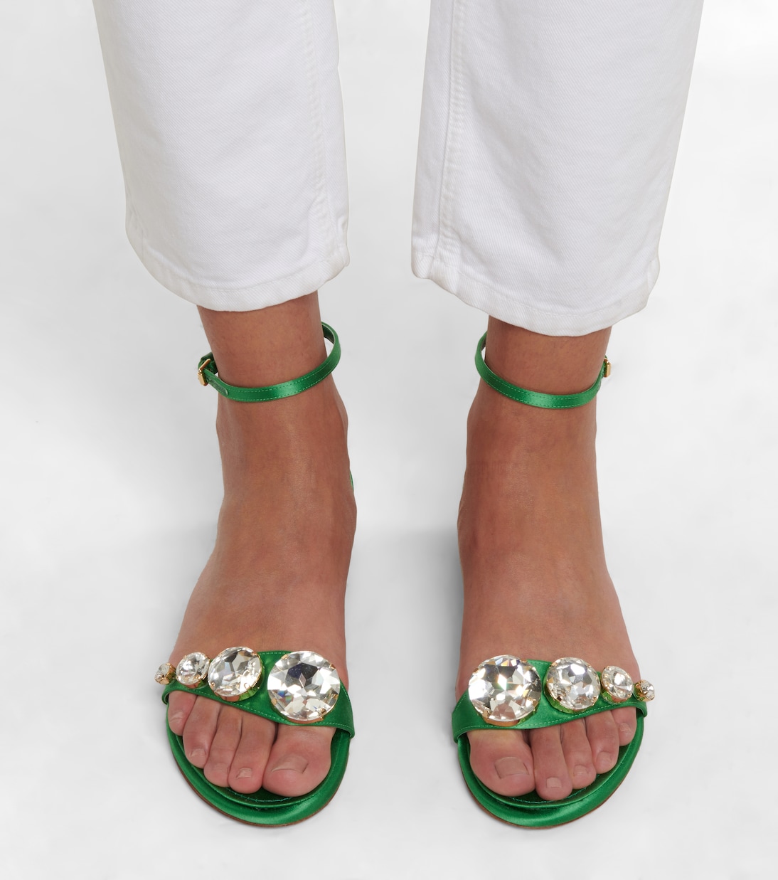 Sandali in raso con decorazione | Giambattista Valli