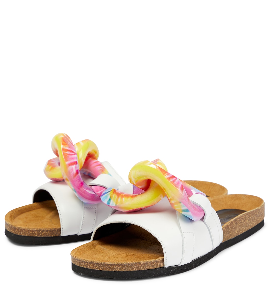 Embellished leather slides | JW Anderson