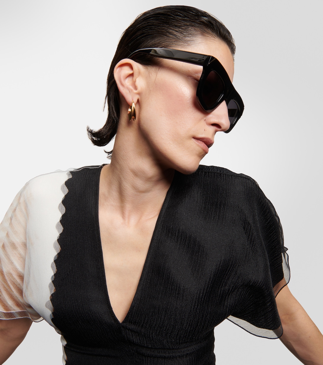 Gafas de sol cat-eye biseladas | Victoria Beckham