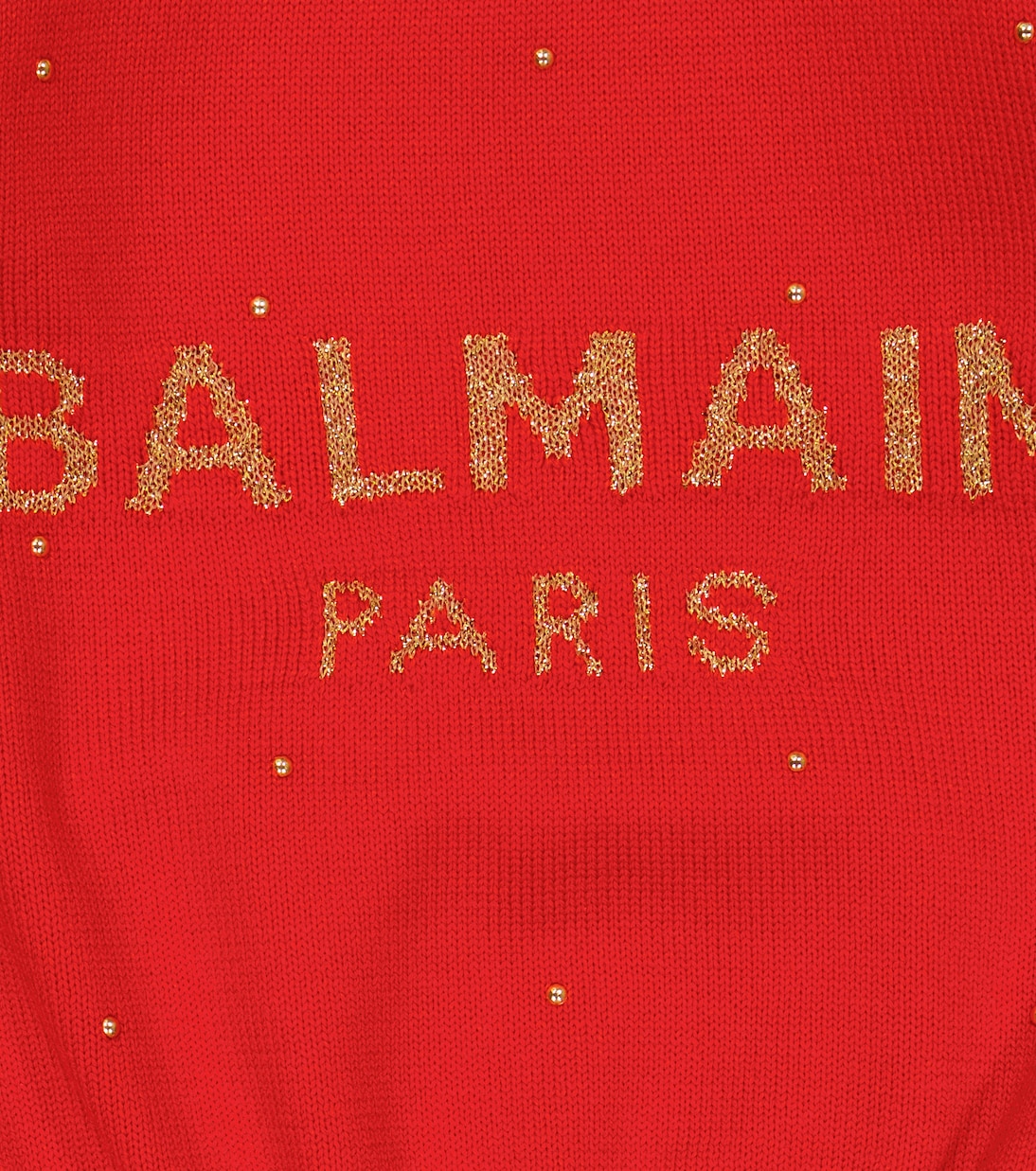 Logo提花初剪羊毛运动衫 | Balmain Kids