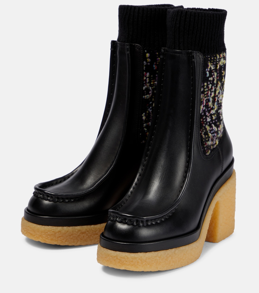 Jamie leather ankle boots | Chloé