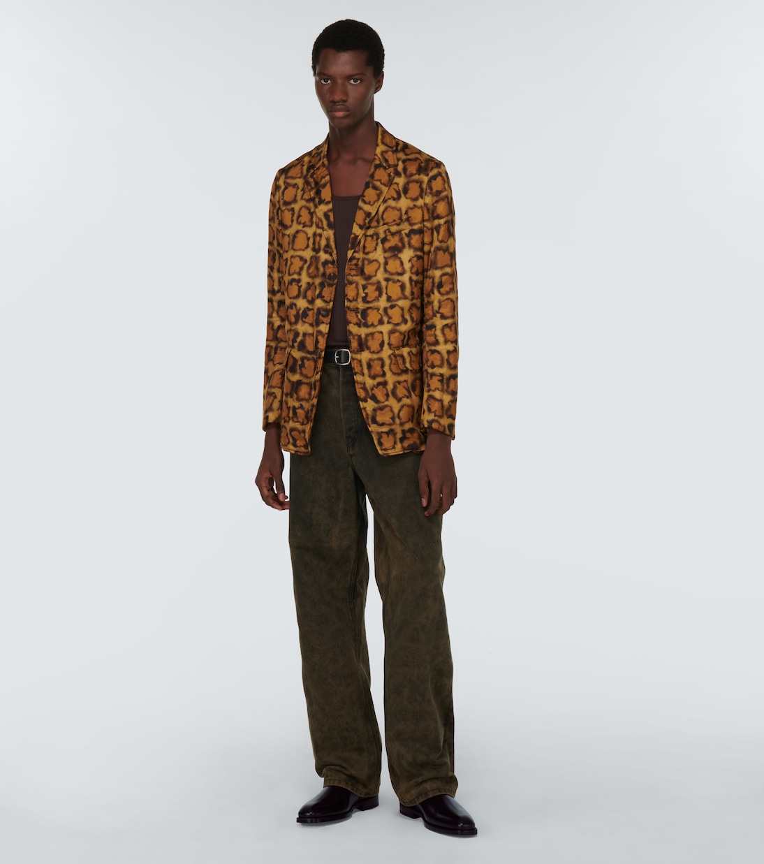 Ankle Boots aus Leder | Dries Van Noten