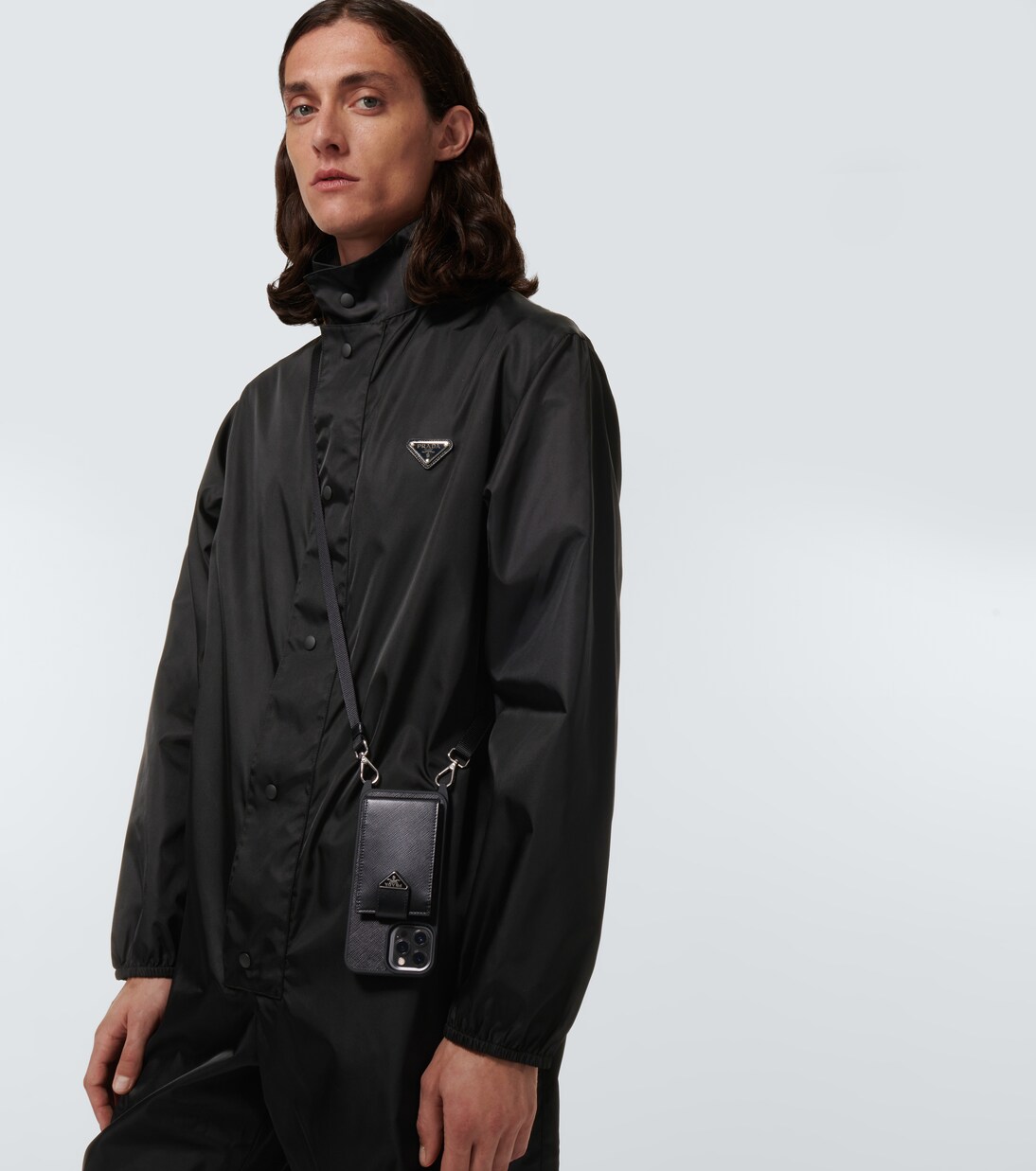 Hülle für iPhone aus Leder | Prada