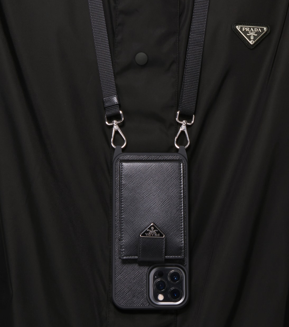 Hülle für iPhone aus Leder | Prada